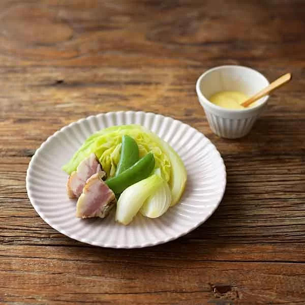 蒸し野菜のレモンマヨネーズソース