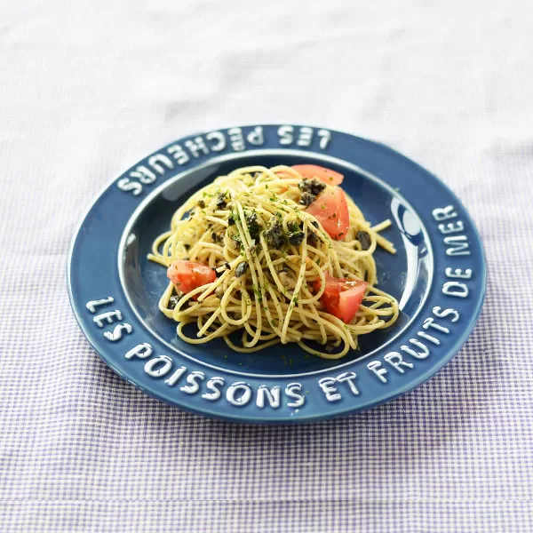 タプナードとトマトのパスタ
