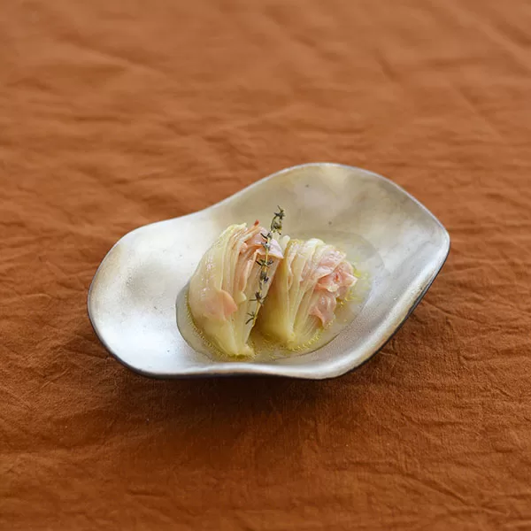 玉ねぎと生ハムの温サラダ