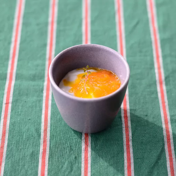 みかんソースのヨーグルト