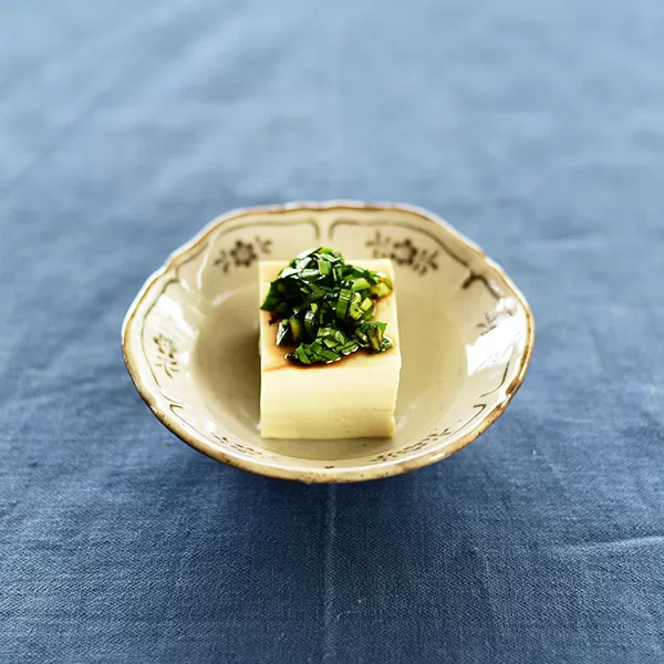 にら豆腐