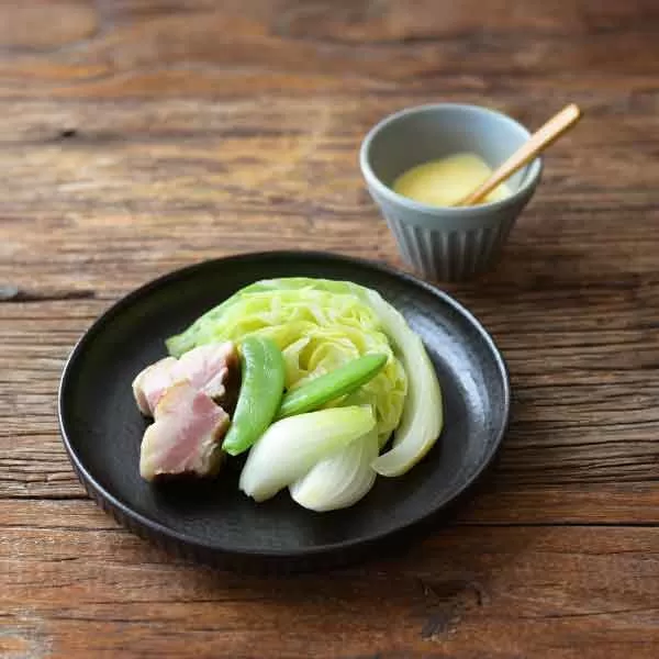 蒸し野菜のレモンマヨネーズソース