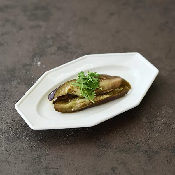 秋なすのレンジ蒸し