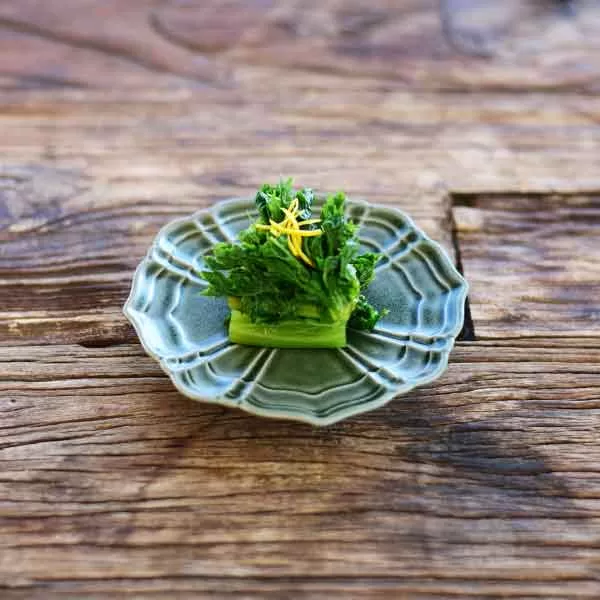 わさび菜のお浸し