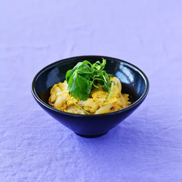 新玉ねぎの玉子丼