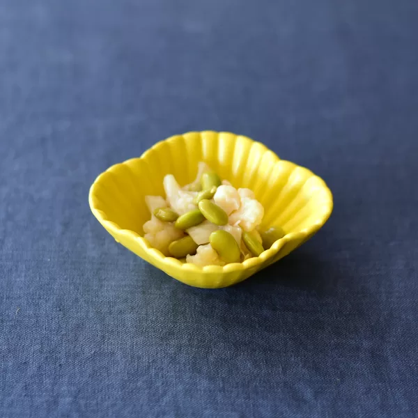 枝豆とカリフラワーのレモン醤油漬け