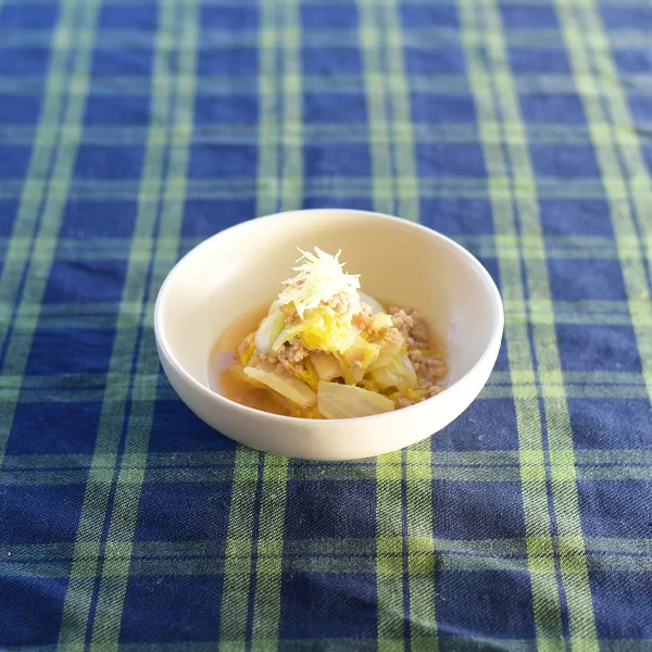 白菜のそぼろ煮