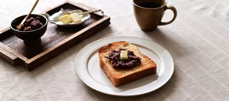 小倉トーストとソジで始まる喫茶モーニング