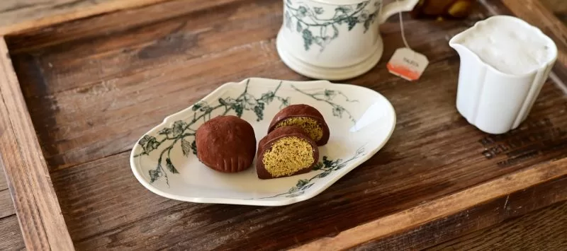春待ちの午後、ヴィーニュとドバイチョコもち