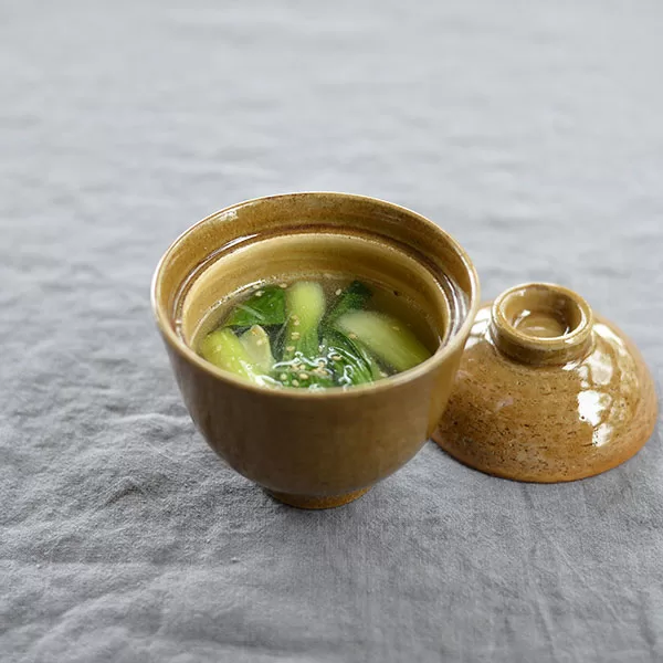 青梗菜としょうがのスープ