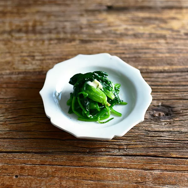 ほうれん草の蒸し煮