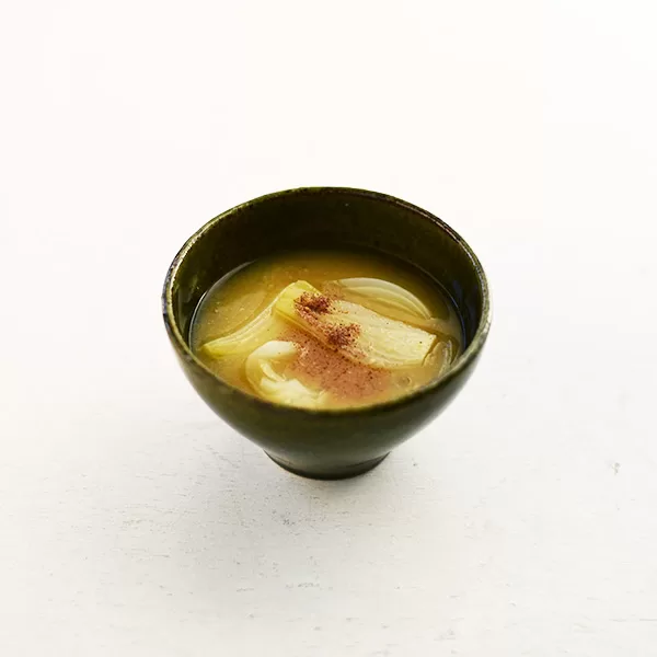 新玉ねぎの味噌汁