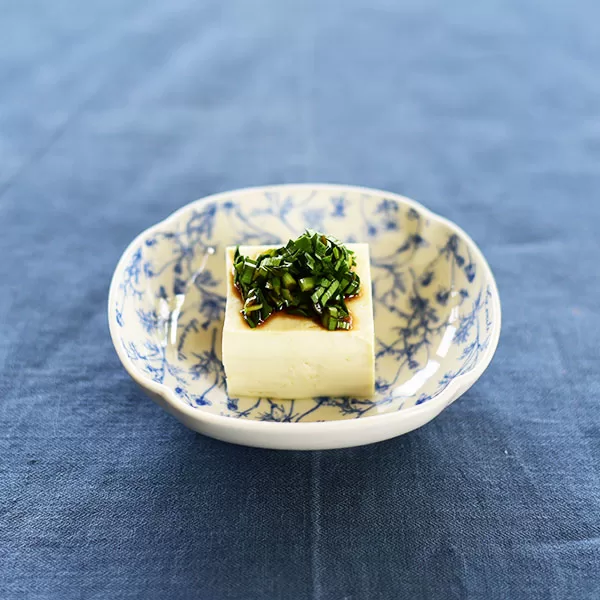 にら豆腐