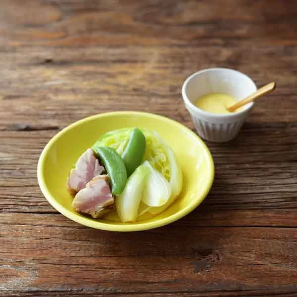 蒸し野菜のレモンマヨネーズソース