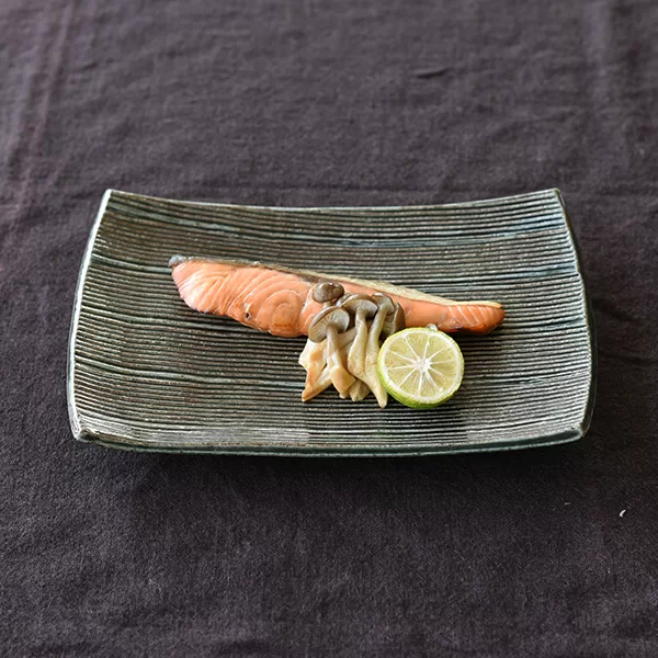秋鮭の漬け焼き