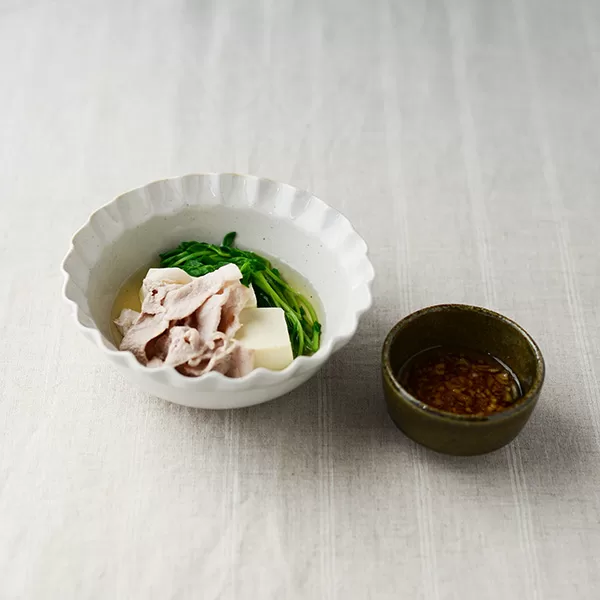 豆腐と豚肉の温奴