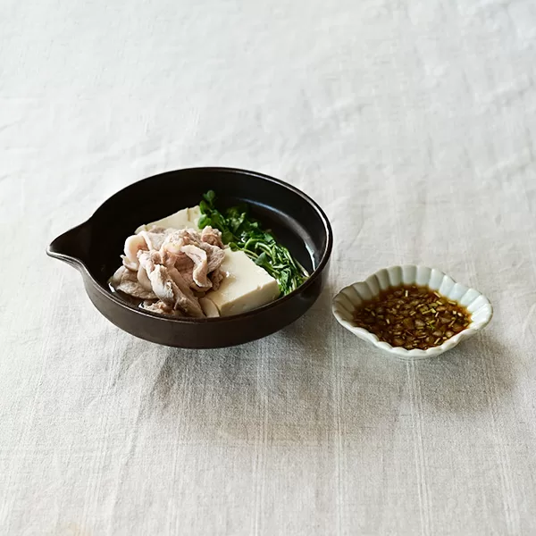 豆腐と豚肉の温奴