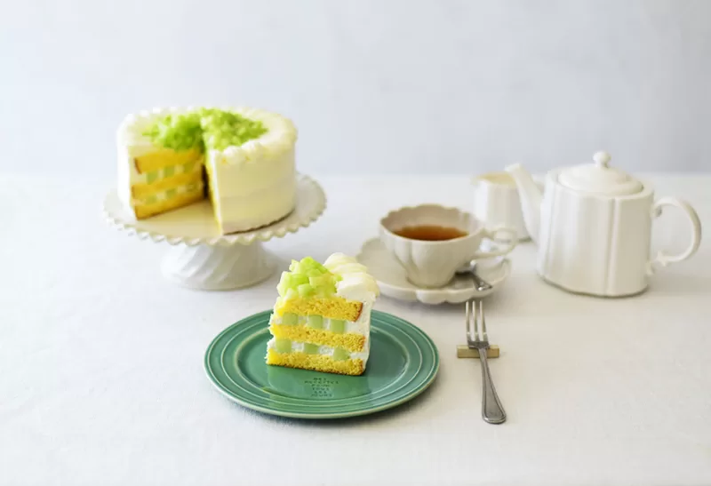 メロンショートケーキ