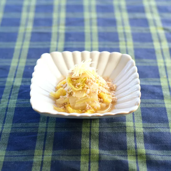 白菜のそぼろ煮