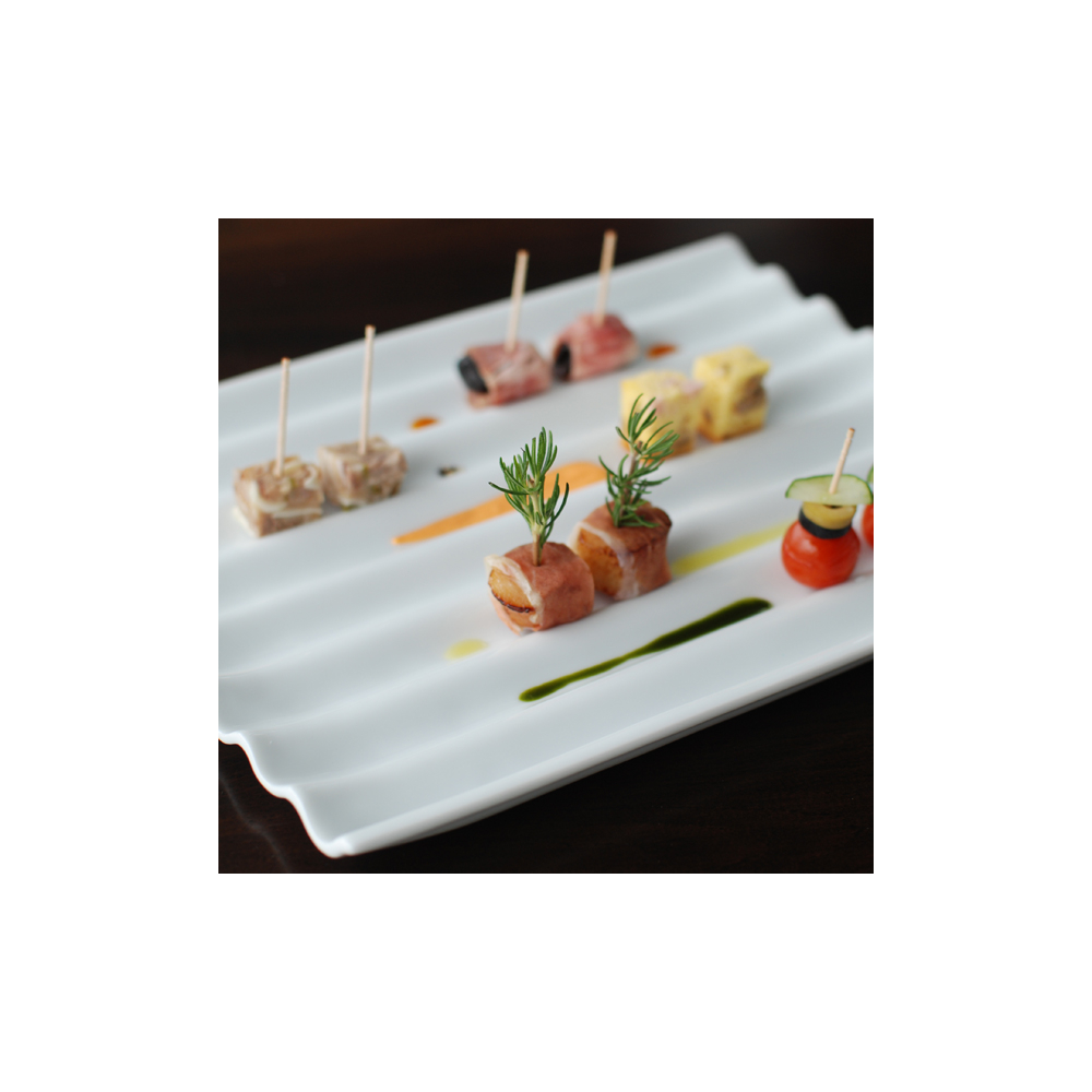 良質  皿・プレート :: 27cm以上 :: リップル 12”プレート - マルミツ 食器
