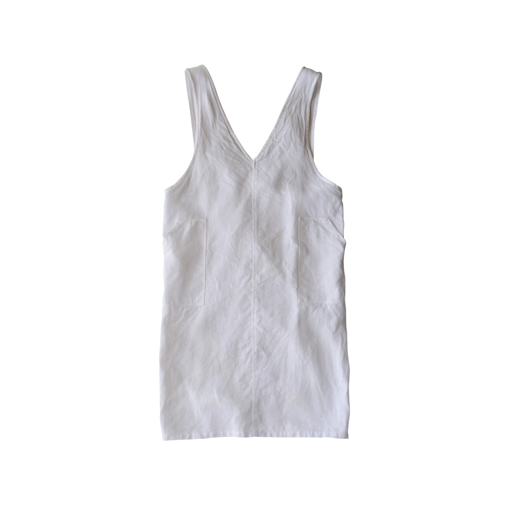 ebure - 美品＊エブール コットンVネックプルオーバー 38 白