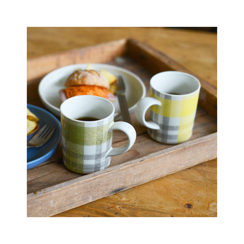 【良好品】 Drinkware :: Mugs :: ファブリックマグのペアセット スカート
